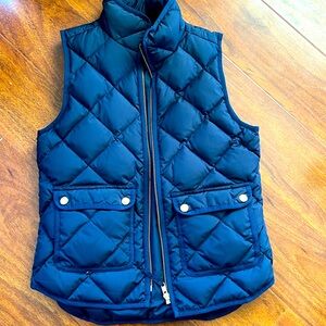 J. Crew Navy quilted vest